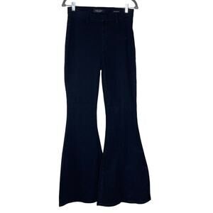 Judy Blue Black Pull On Super Flare Charcoal Wash Stretch‎ Jean Size 5/27